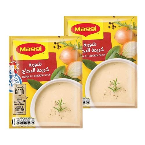 ماجي شوربة كريمة الدجاج 71جم 1+1مجانا