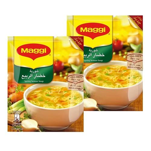 ماجي شوربة خضار الربيع 59جم 1+1مجانا
