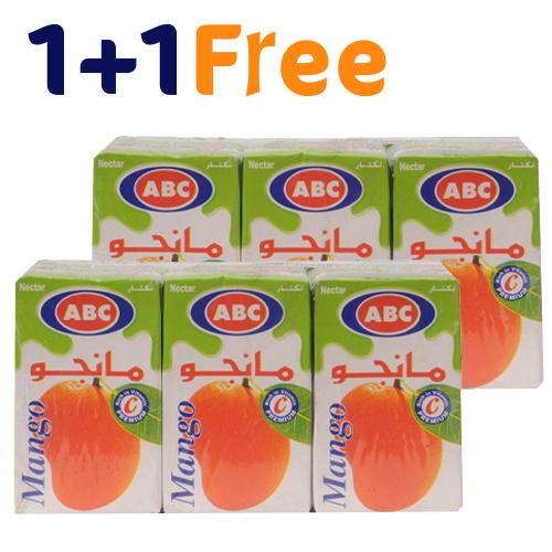 اي بي سي نكتار المانجو 250مل 6حبة 1+1مجاناً