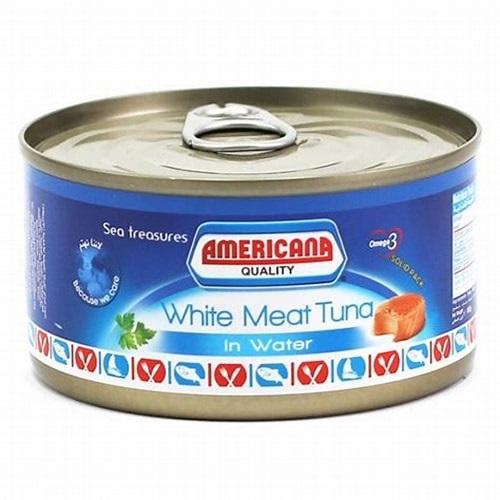 امريكانا لحم التونة الابيض في ماء 160جم