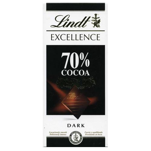 لينت شوكولاته داكنة 70% كاكاو 100جم