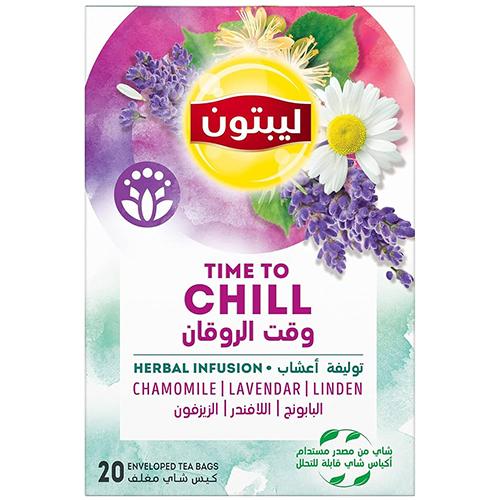 ليبتون اكياس شاي وقت الروقان 1.5جم×20حبة
