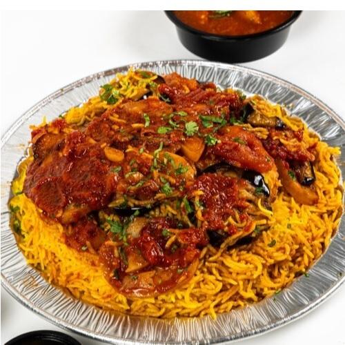 مقلوبه لحم عربى