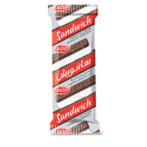 كي دي دي ساندويتش ايس كريم بالفانيليا 77 مل