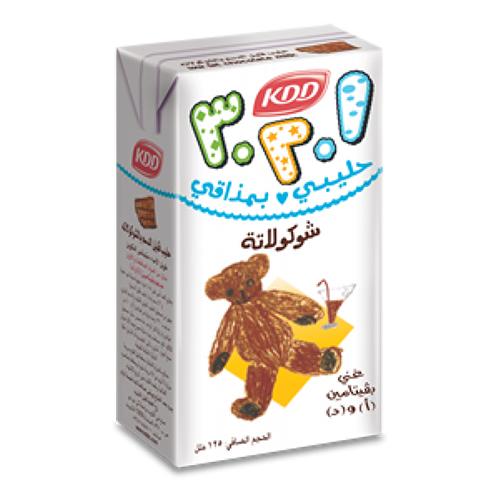 كي دي دي حليب طويل الامد بنكهة الشوكولاتة 125 مل