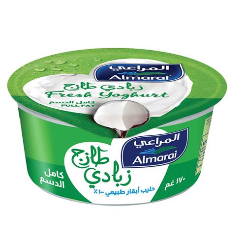 المراعي زبادي كامل الدسم سادة 170جم