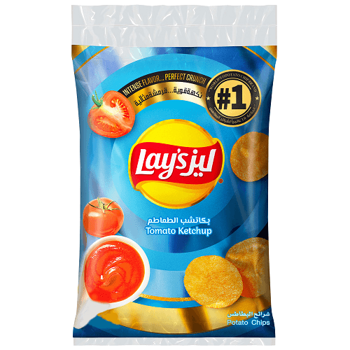 ليز شيبس بكاتشب الطماطم 11جم 21حبة