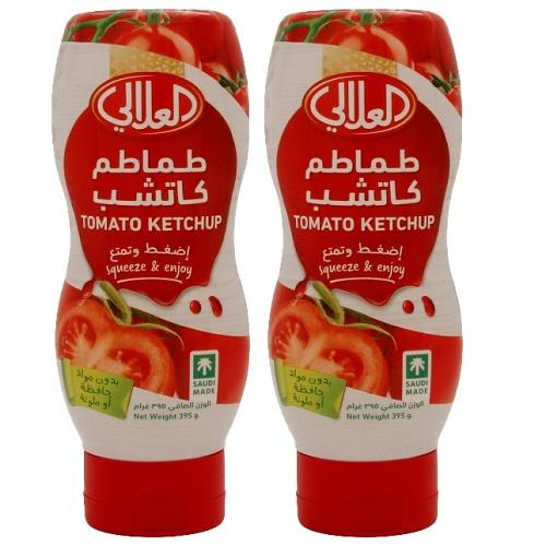 العلالي كاتشب الطماطم 395جم 2حبة