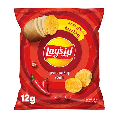 ليز شيبسي باالفلفل الحار 12جم
