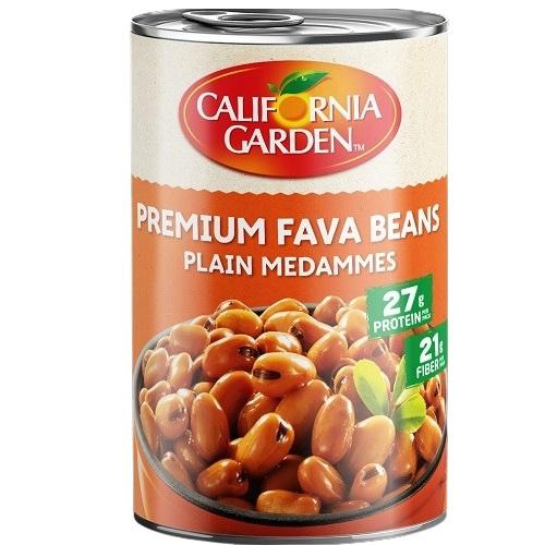 حدائق كاليفورنيا فول مدمس مقشور مع الفلفل الحار 450جم