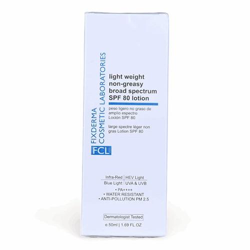 اف سي ال لوشن خفيف بملمس غير دهني بمعامل حماية80 50مل