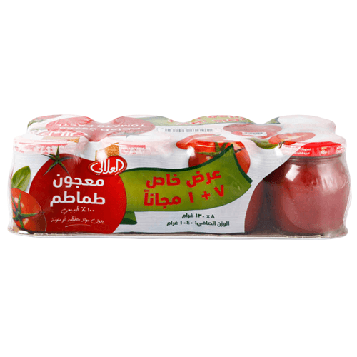العلالي معجون طماطم 130جم 8حبة
