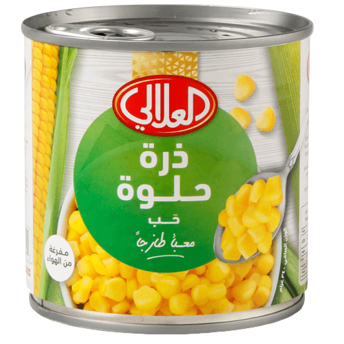 العلالي حب ذرة حلو مفرغ من الهواء 340جم