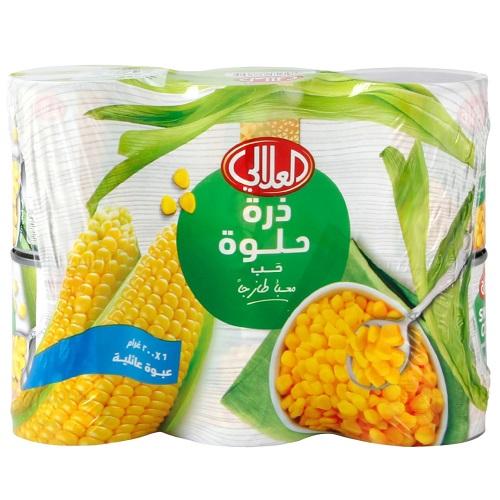 العلالي حب ذرة حلو 200جم 6حبة