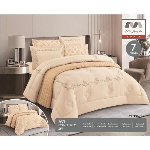 مورا فيينا رقم.012 لحاف مجوز كينج 7قطع 240x260سم موديل رقم.J-1053