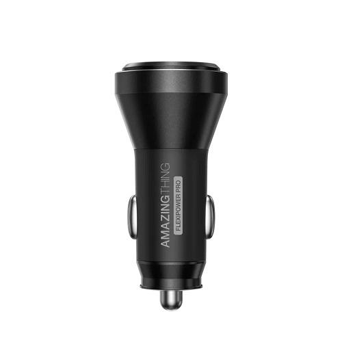  امايزينج ثينج فليكسي باور برو شاحن سيارة 43واط بمنفذ USB ومنفذ Type C اسود موديل رقم.17097