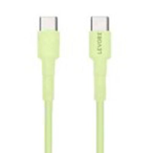 ليفور كابل USB C الى USB C بقوة 60واط 1م اخضر رقم.17574