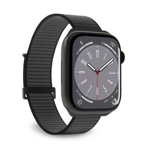 بيورو سوار رياضي من النايلون لساعة ابل 42/44/45/49مم  اسود رقم.15981