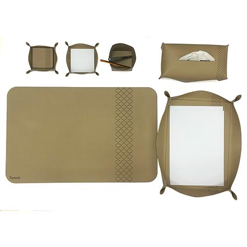 طقم مكتب 6قطع بيج