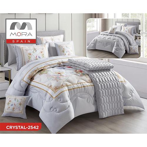 مورا كريستال رقم.2542 لحاف مجوز كينج 9قطع 240x260سم موديل رقم.J-1060