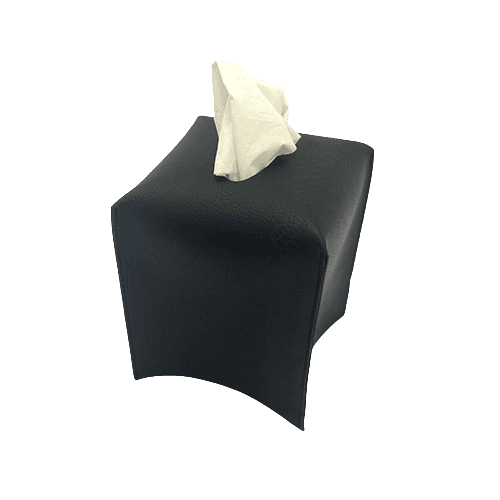 علبة مناديل مربعه اسود