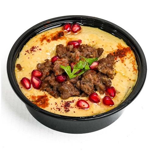 حمص لحم وصنوبر