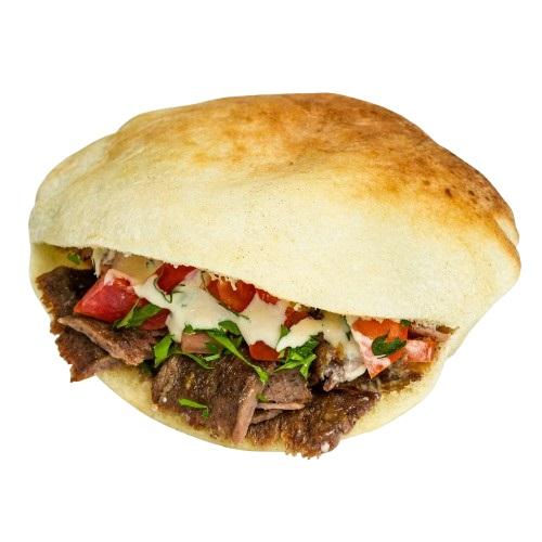 ساندويتش شاورما خفافي لحم