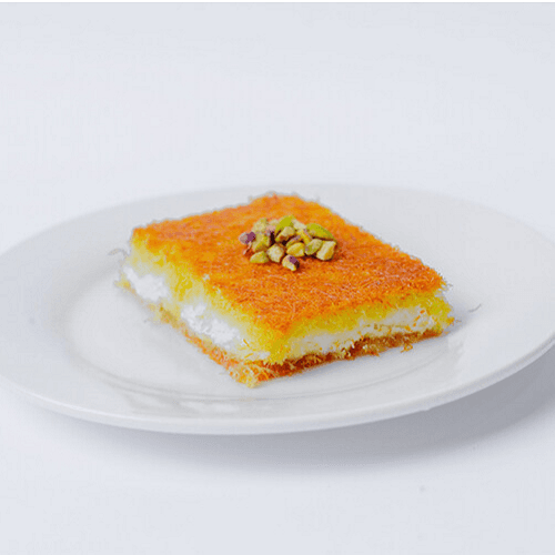 كنافة بين نارين بالقشطة