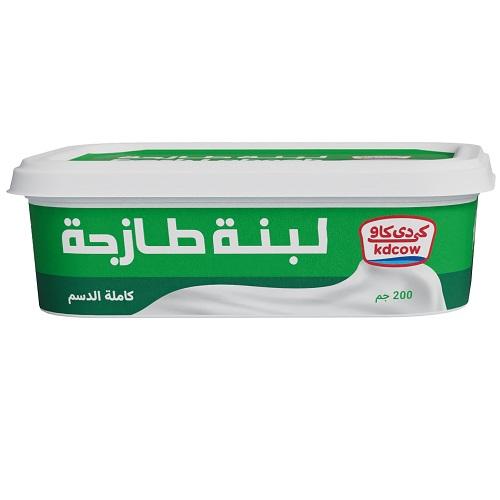 كي دي كاو لبنة طازجة كاملة الدسم 200جم