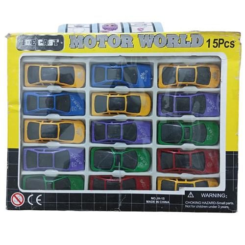 مجموعه 15 سياره بلاستيكيه الوان رقم.15
