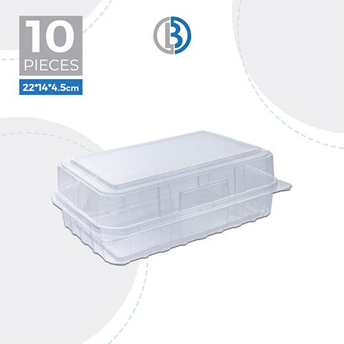 باستري باك علبة ميني كرواسون بغطاء مفصلي 22×14×4.5 سم 10حبة موديل رقم.BYD