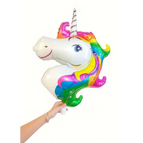 بالون عيد ميلاد يونيكورن من رقائق الالومنيوم