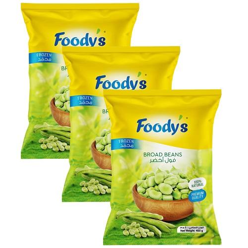 فوديز فول اخضر 400جم 3حبة
