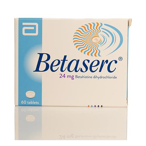 بيتاسيرك 24مجم بيتاهستين ثنائي هيدروكلوريد لعلاج متلازمة منيير 60قرص