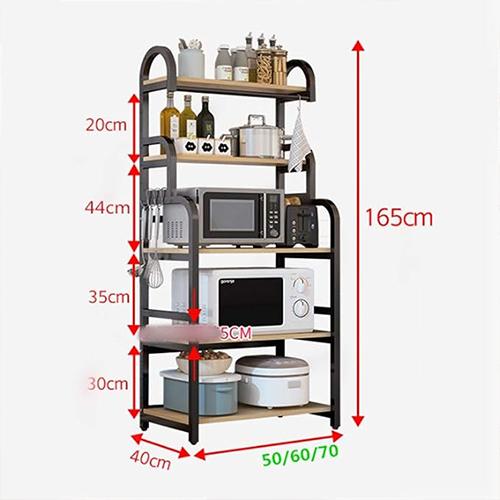 خزانة تخزين ميكروويف للمطبخ متعددة الطبقات 5طبقات موديل رقم.K1399