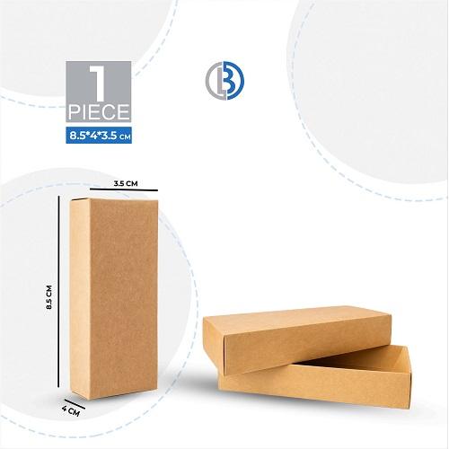 علب كرتون كرافت 8.5×4×3.5 سم 1حبة