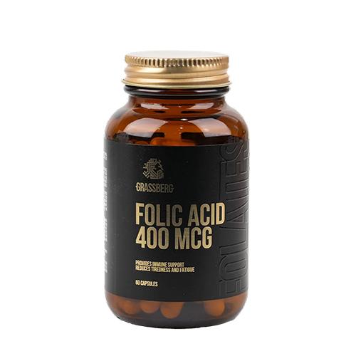 جراسبيرج حمض الفوليك 400مكجم لدعم المناعة وتقليل التعب 60كبسولة
