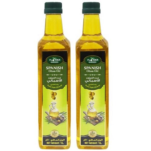 فلاور جاردن زيت زيتون اسباني 1لتر 2حبة