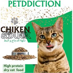 بتديكشن طعام القطط الجاف عالي البروتين بنكهة الدجاج والبط 1.5كجم