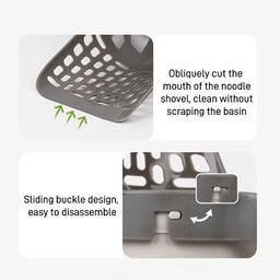 مجرفة فضلات القطط مع اكياس