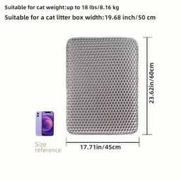 سجادة قمامة لفضلات القطط مزدوجة الطبقات كبير