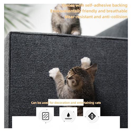 بيتديكشن سجادة خدش للقطط لحماية الاريكة رمادي