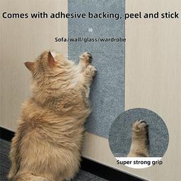 بيتديكشن سجادة خدش للقطط لحماية الاريكة بيج