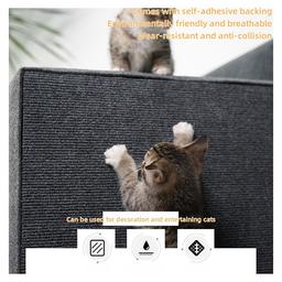 بيتديكشن سجادة خدش للقطط لحماية الاريكة بيج