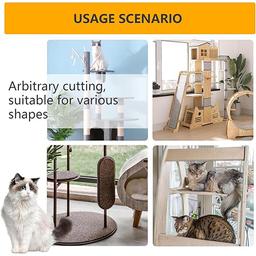 بيتديكشن سجادة خدش للقطط لحماية الاريكة رمادي