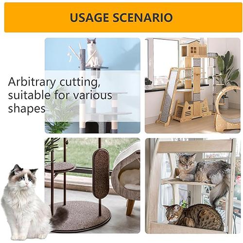 بيتديكشن سجادة خدش للقطط لحماية الاريكة بيج