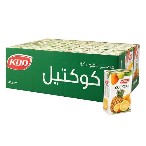 كي دي دي عصير الكوكتيل 125مل 40حبة
