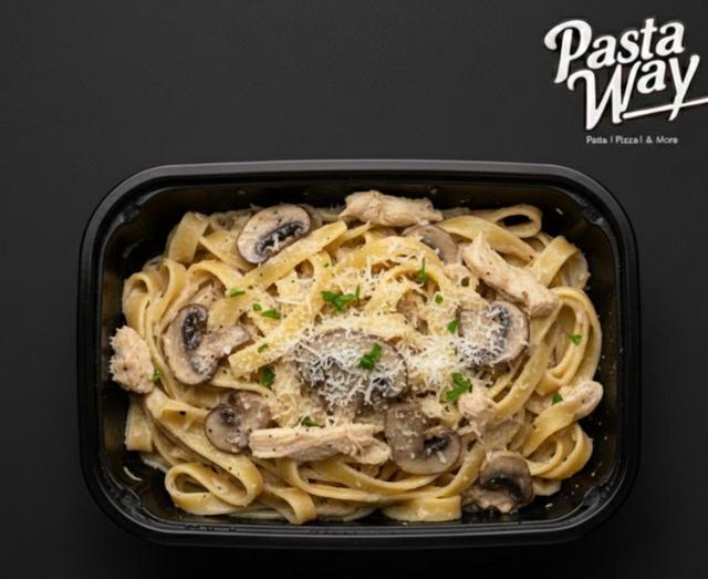 باستا الفريدو بالدجاج والخضار