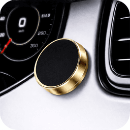 حامل هاتف سيارة مغناطيسي ذهبي