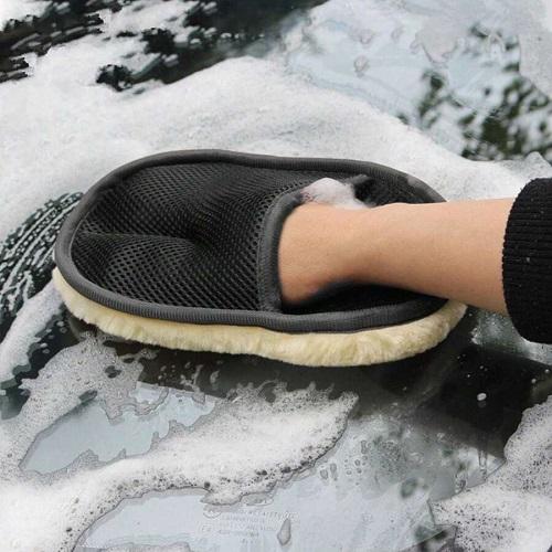 قفاز صوفي لغسيل السيارة 2حبة